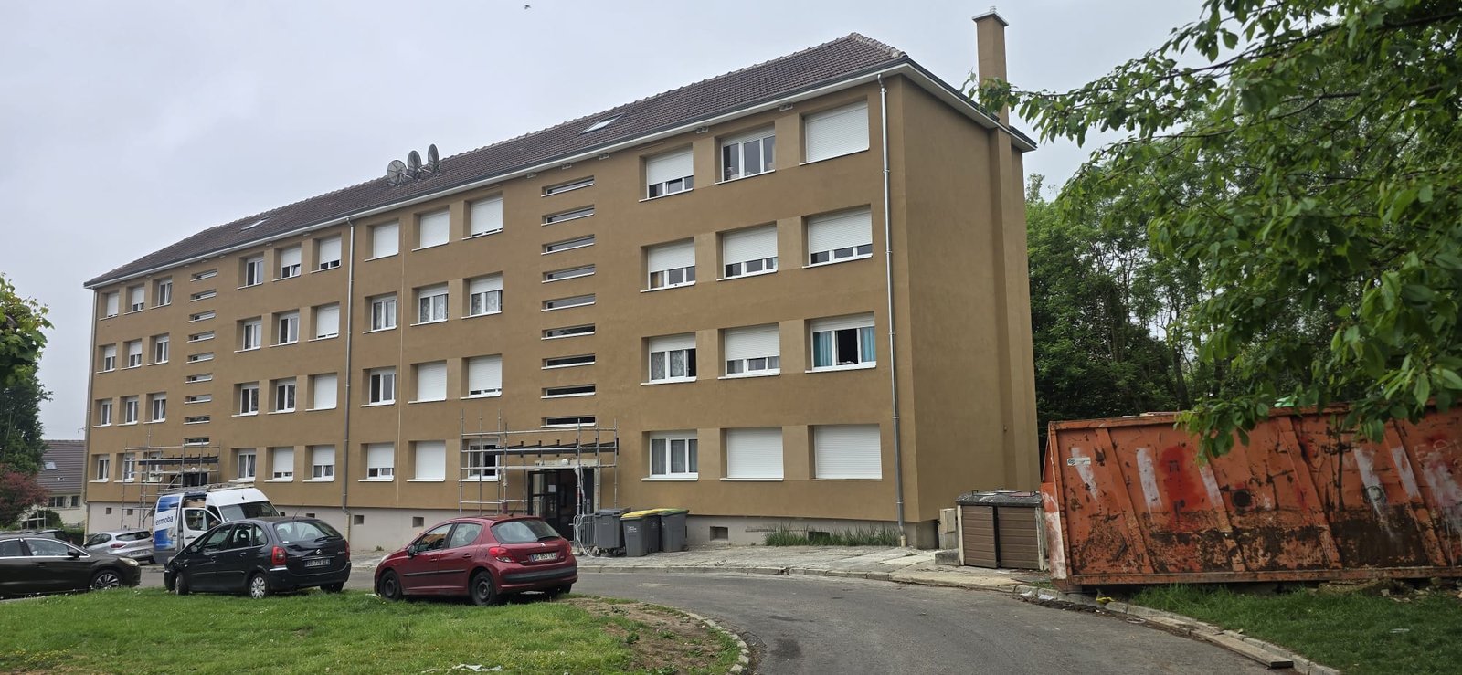 Résidence après isolation extérieure